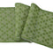 Artisan Hand Loomed Cotton Table Runner - Green Ginkgo - 18"x96" Arcadia Home